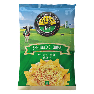 CHEDDAR SHREDDED CHEESE 2KG