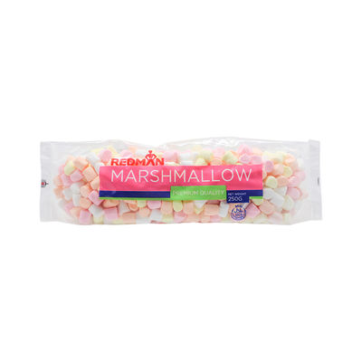 MARSHMALLOW CYLINDER AST COLOR 10-14MM