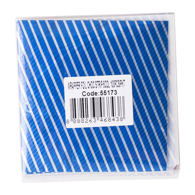 STRIPE CHOCOLATE FOIL WRAPPER RANDOM COLOUR 9X9CM 100SHT