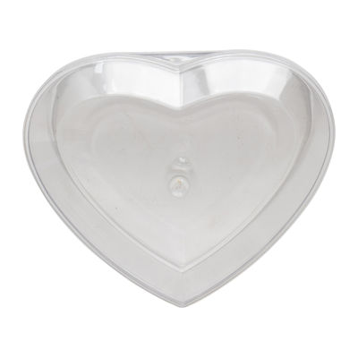 CLEAR HEART PS CONTAINER 85X75XH56MM FF2814