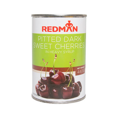 DARK SWEET CHERRIES PITTED IN SYRUP 440G