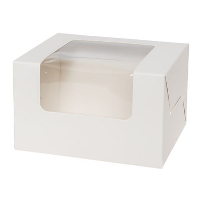 CAKE BOX WINDOW LONG 5" 130X110X80 5PCS