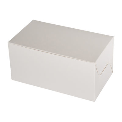 CAKE BOX PLAIN WHITE 7X4X3.5" 5PCS