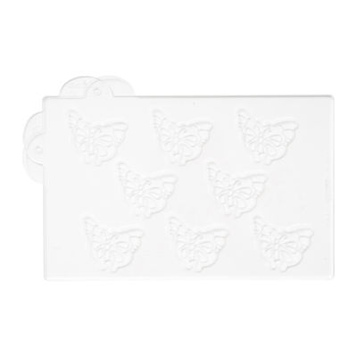 CHOCOLATE FUNNY BUTTERFLY MOULD 56X45MM 8PCS