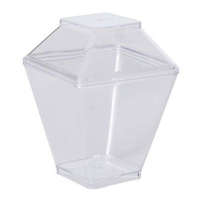 DESSERT CUP WITH COVER SQUARE 110ML