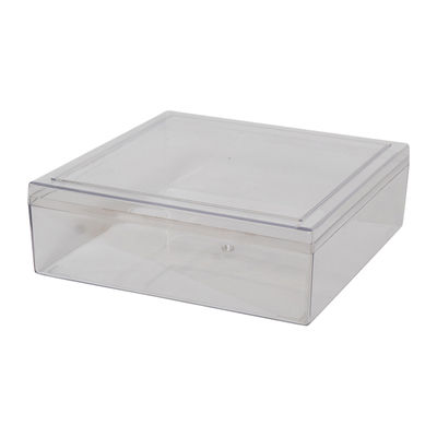 CLEAR SQUARE PS CONTAINER 180X180XH60MM FF185