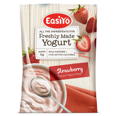 STRAWBERRY CREME YOGHURT POWDER 230G