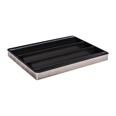 BAGUETTE TRAY (3 ROWS) 365X265X33
