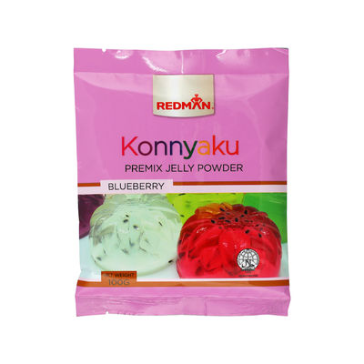 KONNYAKU PREMIX JELLY POWDER BLUEBERRY 100G