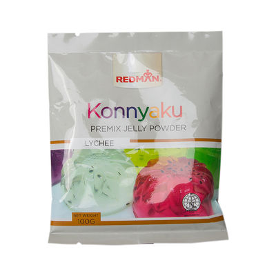 KONNYAKU PREMIX JELLY POWDER LYCHEE 100G