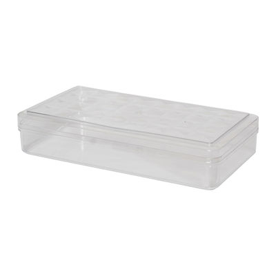 CLEAR RECTANGLE PS CONTAINER 118X228XH46MM FF2701