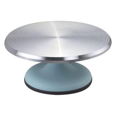 ALUMINUM ALLOY POWDER BLUE TURNTABLE 309X135MM SN4171