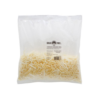 SHREDDED CHEDDAR CHEESE 500G