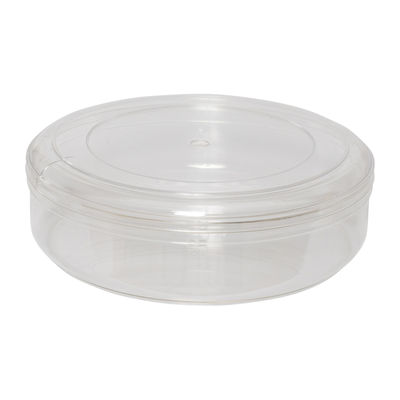CLEAR ROUND PS CONTAINER W152XH48MM FF2813
