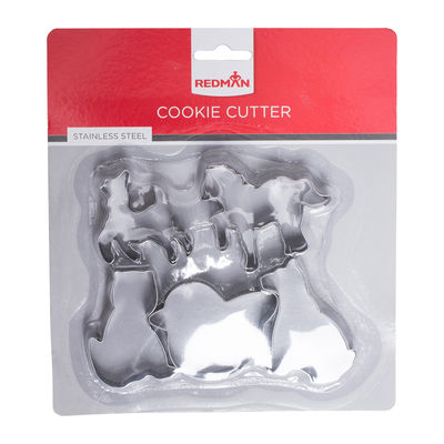 CUTTER COOKIE S/S ANIMAL 5PCS