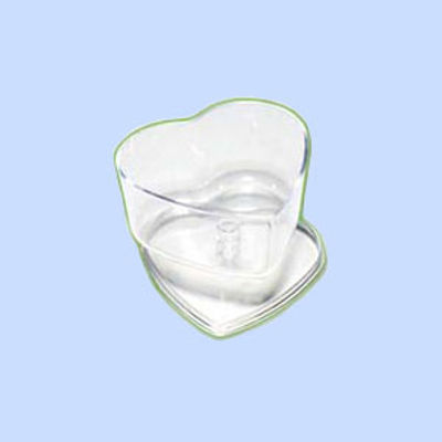 HEART SHAPE PUDDING CUP 7.5X7XH6CM FF1133 15PC