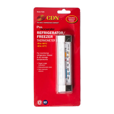 FRIDGE & FREEZER THERMOMETER (-40°C+27°C)