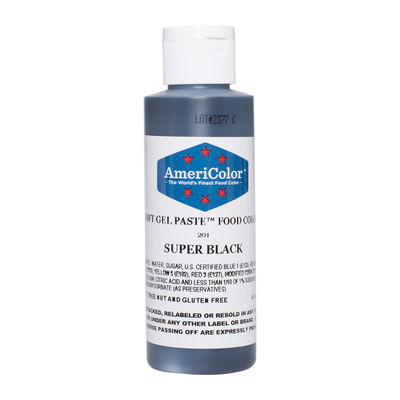 SOFTGEL COLOR PASTE SUPER BLACK 4.5OZ