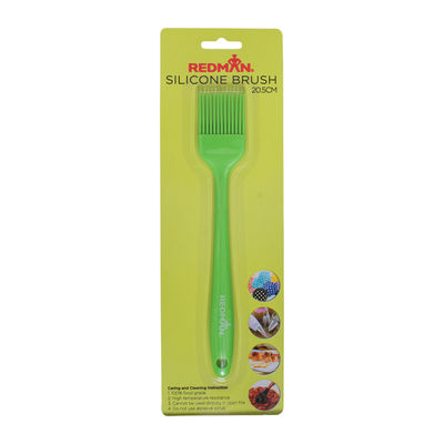 SILICONE BRUSH 20.5CM GREEN