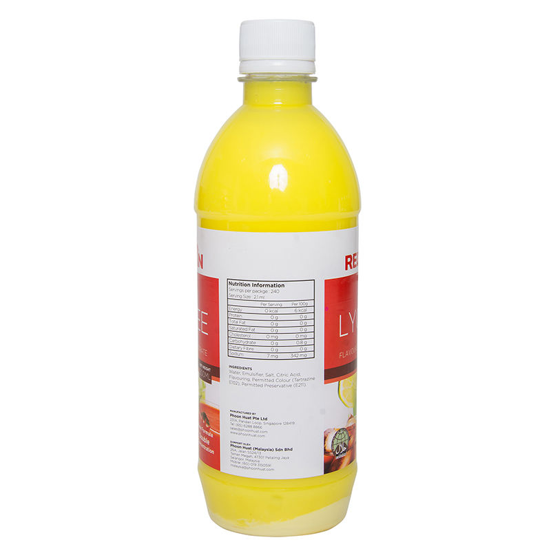 LYCHEE FLAVOURED CONCENTRATE 500ML image number 2