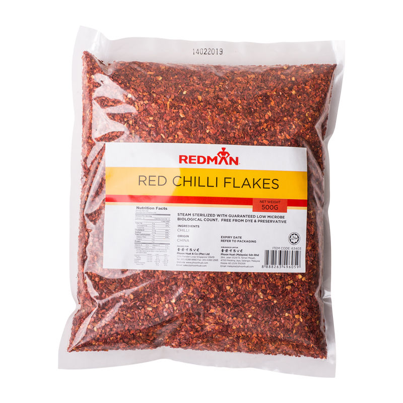 RED CHILI FLAKES 500G image number 0