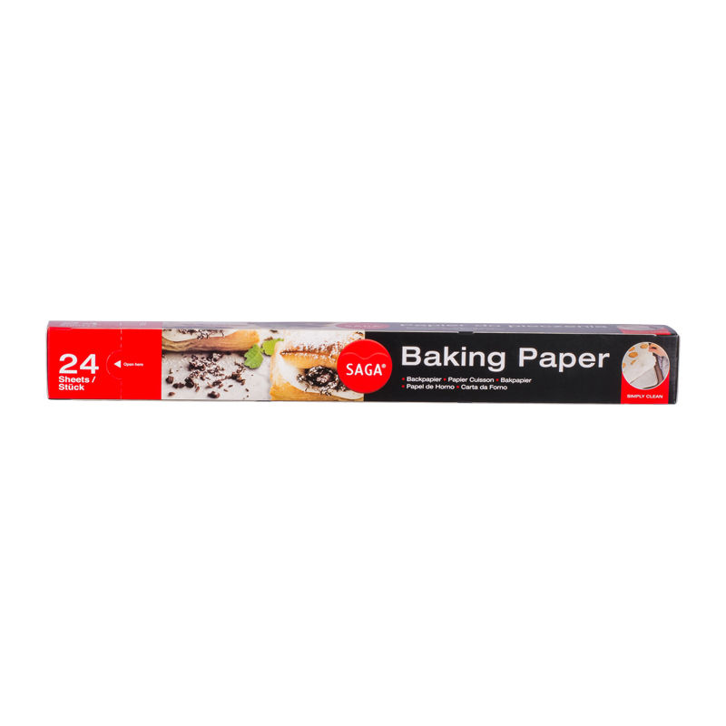 SILICONE BAKING PAPER 38X42CM 24PC image number 0