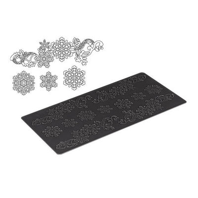 SILICON MAT SNOWFLAKES 40X20CM