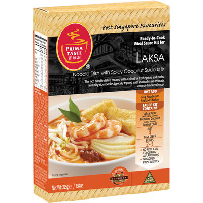 READY TO COOK MEAL SAUCE KIT FOR LAKSA 225G