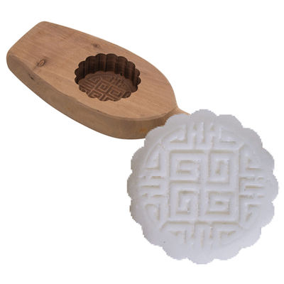 MOONCAKE MOULD WOODEN ROUND