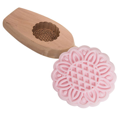 MOONCAKE MOULD WOODEN ROUND