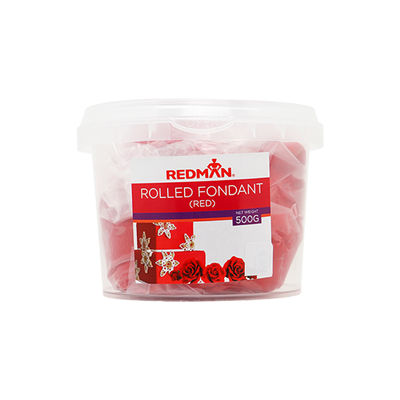 ROLLED FONDANT (RED) 500G