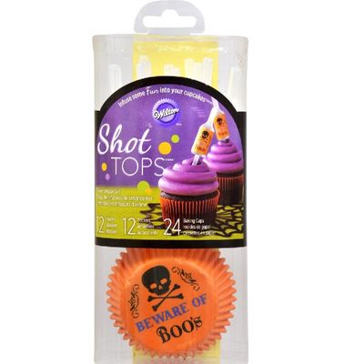 SHOT TOP BOTTLE DECOR KIT 12PCS