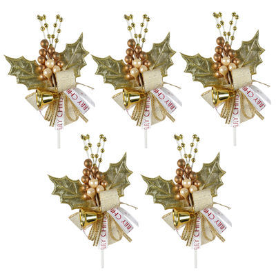 CHRISTMAS LEAF C541 5PCS