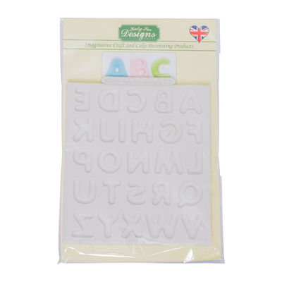 DOMED ALPHABET SILICONE MOULD DM18