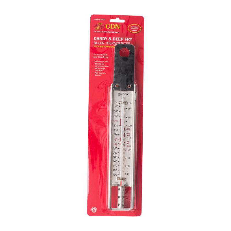 CANDY & DEEP FRY RULER THERMOMETER-CDN-TCG400