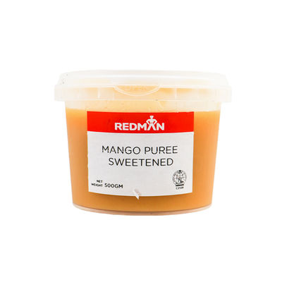 MANGO PUREE SWEETENED 500G