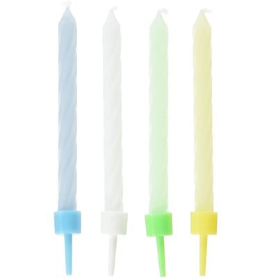CANDLE GLOW-IN-THE-DARK 2.5" 10 PCS 2811-165