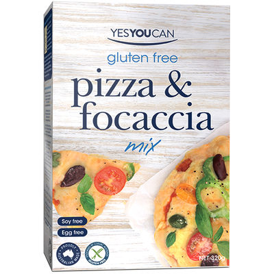 GLUTEN FREE PIZZA & FOCACCIA MIX 320G