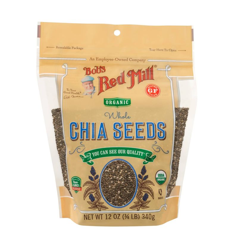 GLUTEN FREE ORG CHIA SEEDS 12OZ image number 0