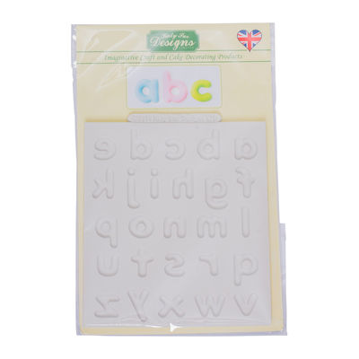 DOMED LOWER CASE ALPHABET SILICONE MOULD DM0001