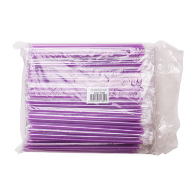 DARK PURPLE STRAW 6X21CM 180PCS