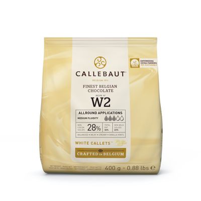 WHITE CHOCOLATE COUVERTURE 28% 400G