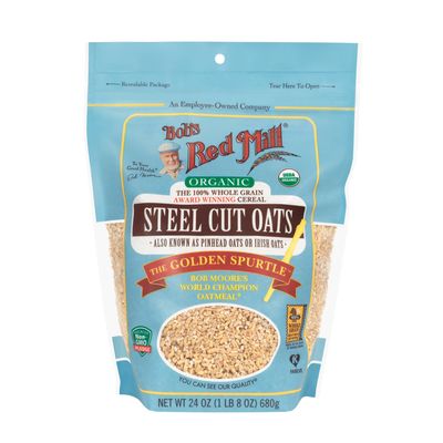 ORGANIC STEEL CUT OATS 24OZ