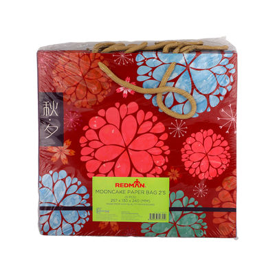 MOONCAKE PAPER BAG 2S MIX FLOWER 5PCS