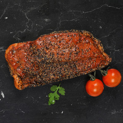 FRZ DUCK BREAST SMOKED W/PEPPER 220G-250G