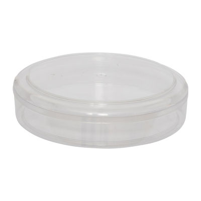 CLEAR ROUND PS CONTAINER W190XH45MM 6272