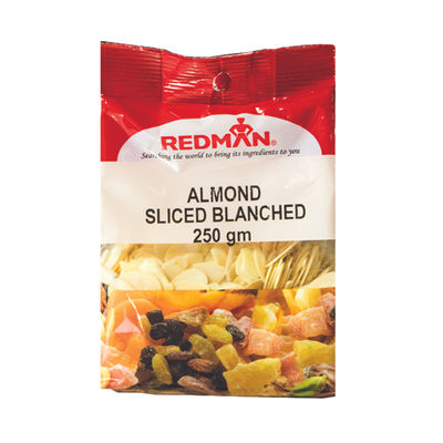 BLANCHED ALMOND SLICED 250G