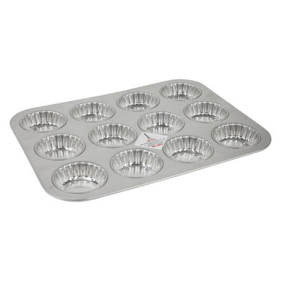 ALUMINIUM TART MOULD 22.4CMX17CMX1.5CM 12 CAV