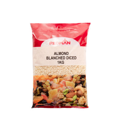 BLANCHED DICED ALMOND 1KG