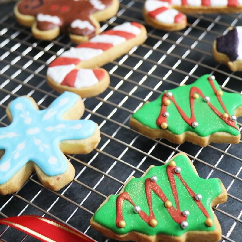 Christmas Royal icing Cookies (5 y.o & above)